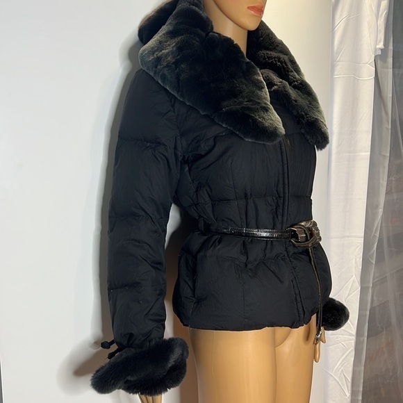 ADD Sz 4 Addlight Down Ltd Edition down and Zip w/ Belt Jacket - Picture 2 of 15